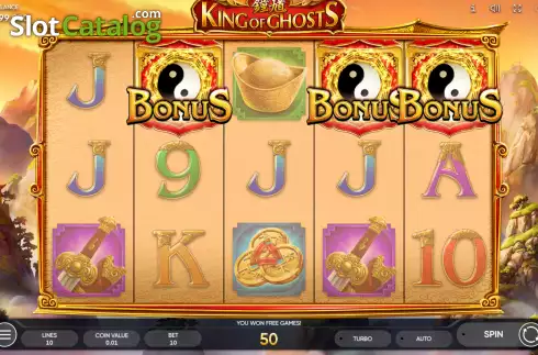 Скрин3. King of Ghosts слот
