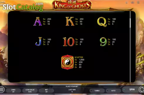 Скрин8. King of Ghosts слот