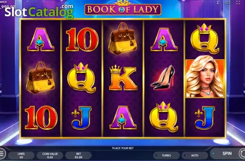 Скрин2. Book of Lady слот