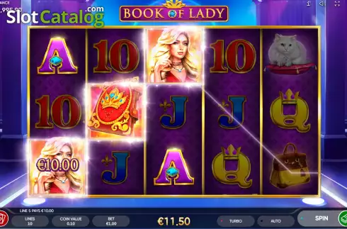 Скрин4. Book of Lady слот