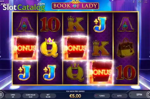 Скрин6. Book of Lady слот