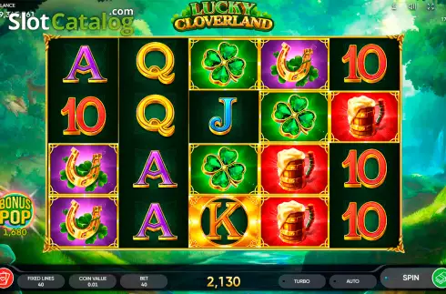 Скрин2. Lucky Cloverland слот