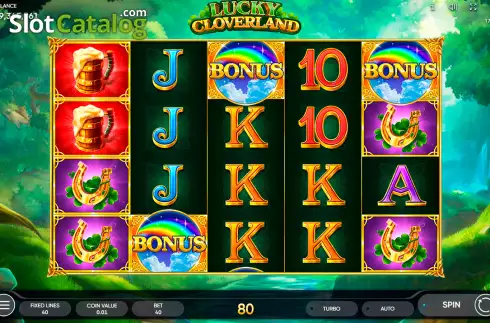 Скрин4. Lucky Cloverland слот