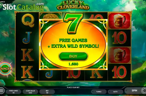 Скрин5. Lucky Cloverland слот