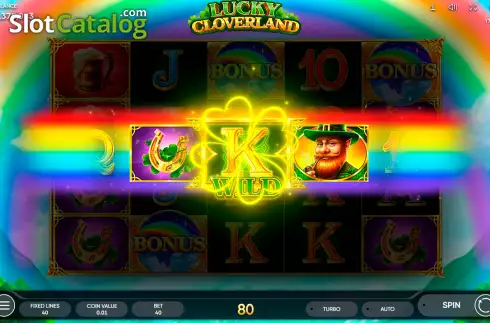 Скрин6. Lucky Cloverland слот