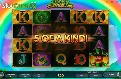 Скрин7. Lucky Cloverland слот