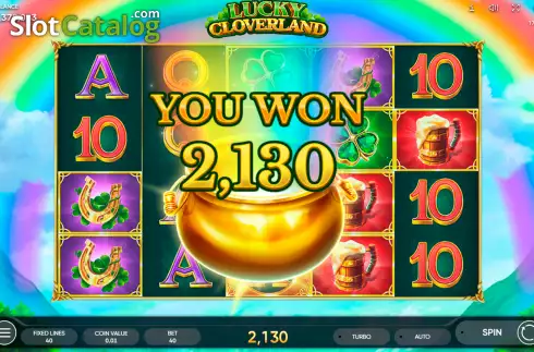 Скрин9. Lucky Cloverland слот