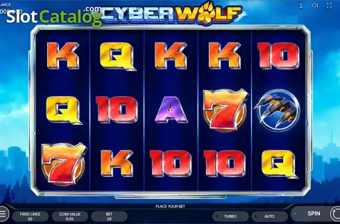 Скрин2. Cyber Wolf слот