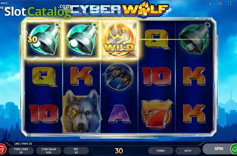 Скрин3. Cyber Wolf слот