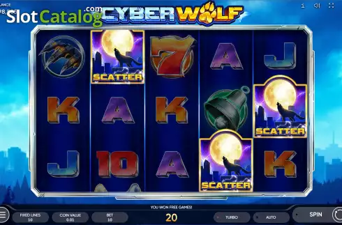 Скрин5. Cyber Wolf слот