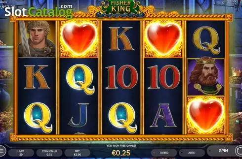 Скрин8. Fisher King слот