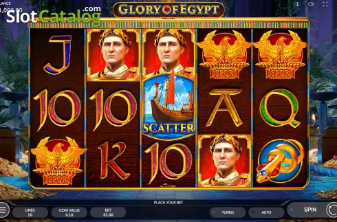 Скрин2. Glory of Egypt слот