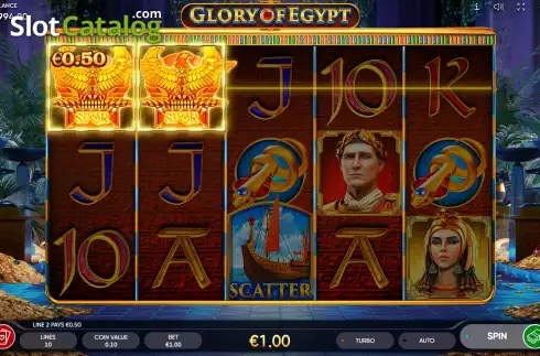Скрин3. Glory of Egypt слот