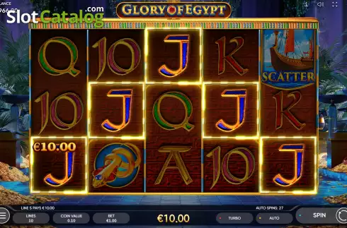 Скрин5. Glory of Egypt слот