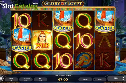 Скрин7. Glory of Egypt слот