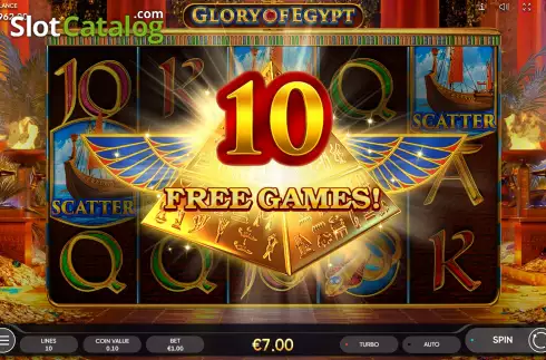 Скрин8. Glory of Egypt слот