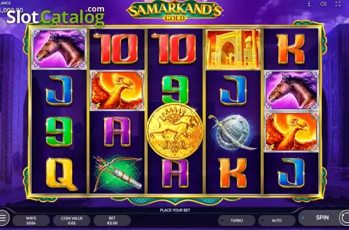 Скрин2. Samarkand's Gold слот