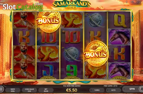 Скрин9. Samarkand's Gold слот