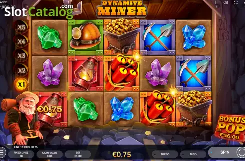 Скрин5. Dynamite Miner слот