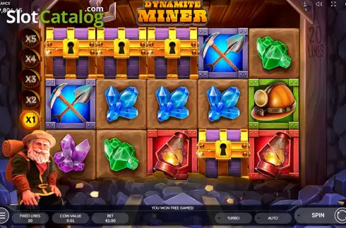 Скрин9. Dynamite Miner слот