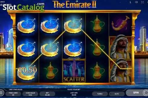 Скрин3. The Emirate II слот
