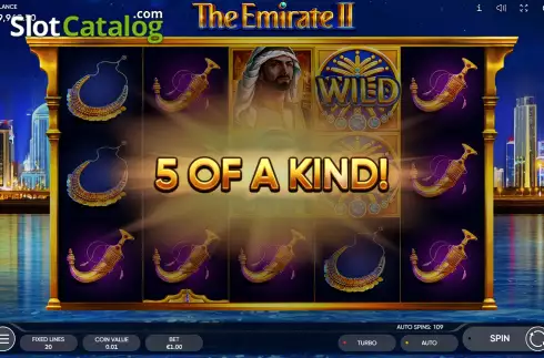 Скрин8. The Emirate II слот