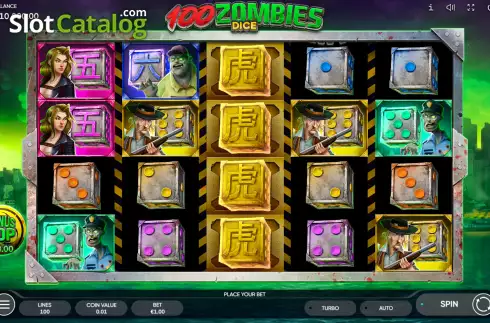 Скрин2. 100 Zombies Dice слот