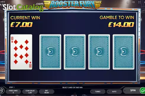 Скрин5. Rooster Fury Dice слот