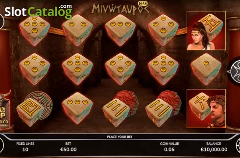 Скрин2. Minotauros Dice слот