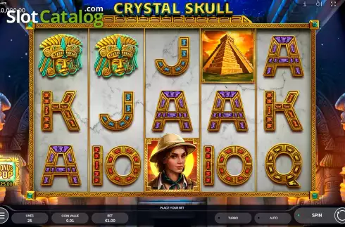 Скрин2. Crystal Skull (Endorphina) слот