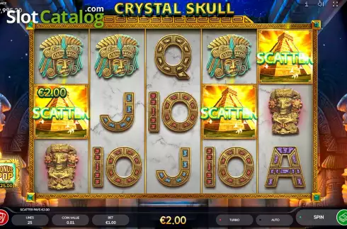 Скрин5. Crystal Skull (Endorphina) слот