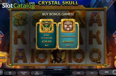 Скрин7. Crystal Skull (Endorphina) слот