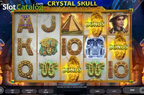 Скрин8. Crystal Skull (Endorphina) слот