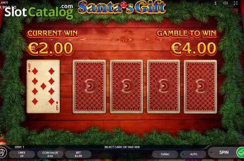 Скрин4. Santa’s Gift (Endorphina) слот