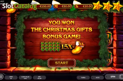 Скрин6. Santa’s Gift (Endorphina) слот