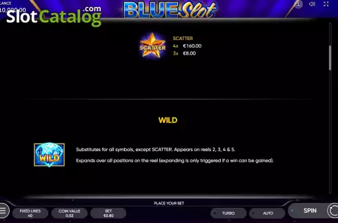 Скрин9. Blue Slot слот