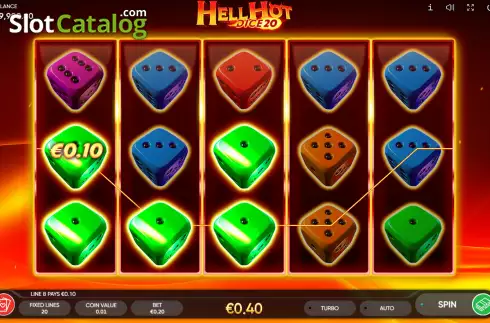 Скрин3. Hell Hot 20 Dice слот