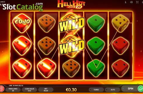 Скрин4. Hell Hot 20 Dice слот