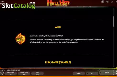 Скрин7. Hell Hot 20 Dice слот