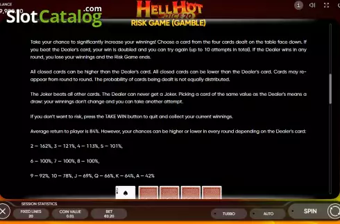 Скрин8. Hell Hot 20 Dice слот