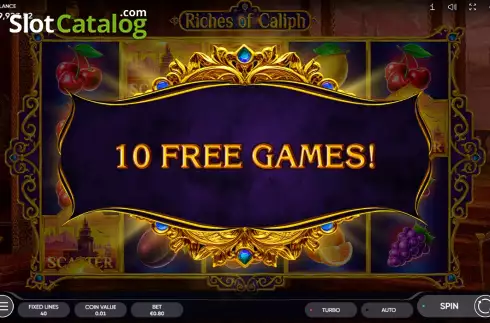 Скрин7. Riches of Caliph слот