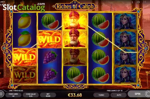 Скрин9. Riches of Caliph слот