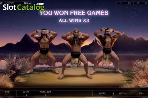 Free spins. Maori слот