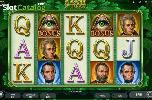 Скрин2. Cash Streak слот