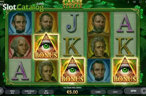 Скрин6. Cash Streak слот