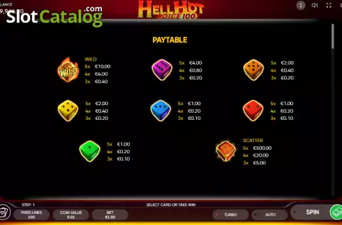 Скрин6. Hell Hot Dice 100 (Endorphina) слот