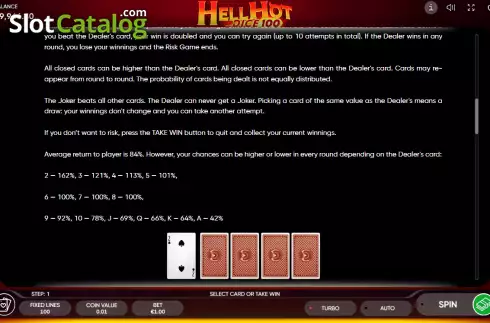 Скрин8. Hell Hot Dice 100 (Endorphina) слот