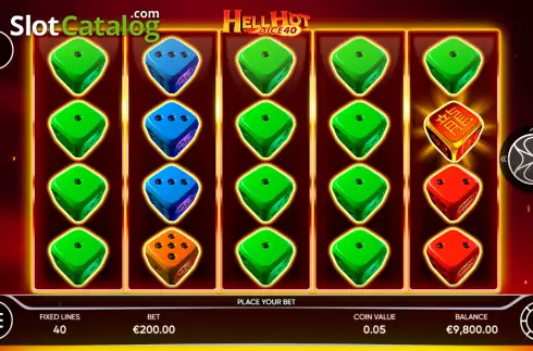 Скрин2. Hell Hot Dice 40 слот