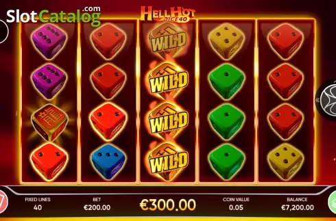 Скрин3. Hell Hot Dice 40 слот