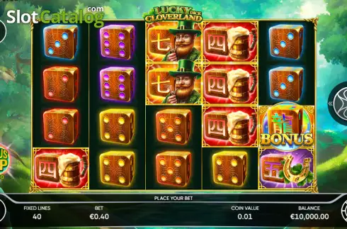Скрин2. Lucky Cloverland Dice слот